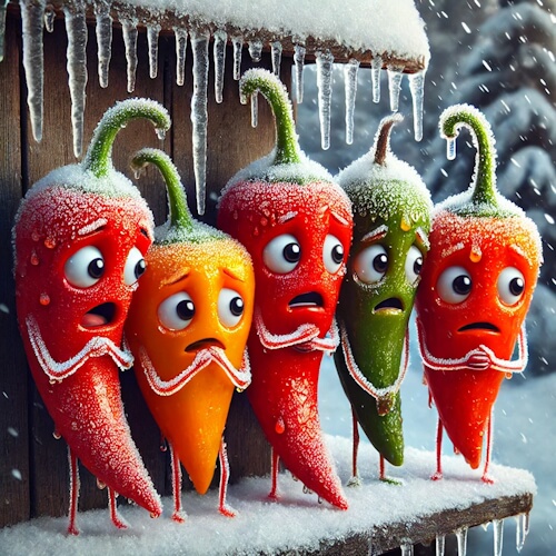 Planet Peppers - Svernare peperoncini Peperoncini in inverno